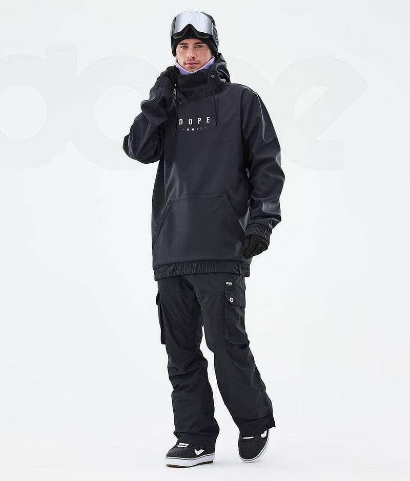 Black Men's Dope Yeti Snowboard Jackets | India_D1709