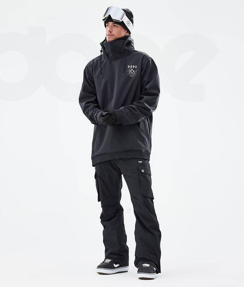 Black Men's Dope Yeti Snowboard Jackets | India_D1108