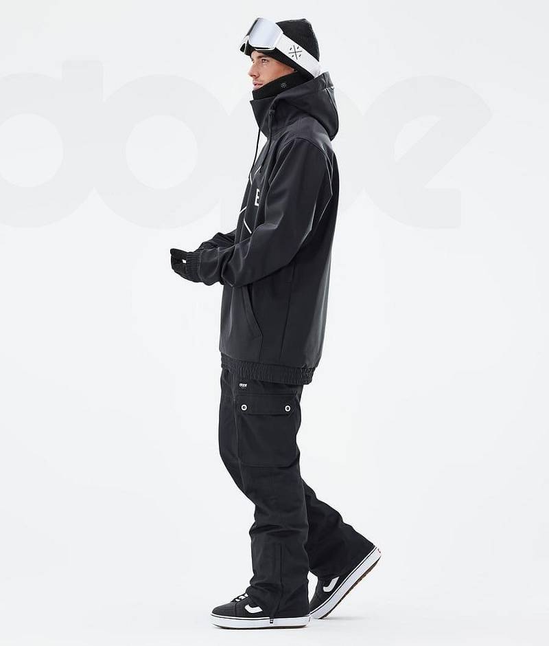 Black Men's Dope Yeti Snowboard Jackets | India_D2364