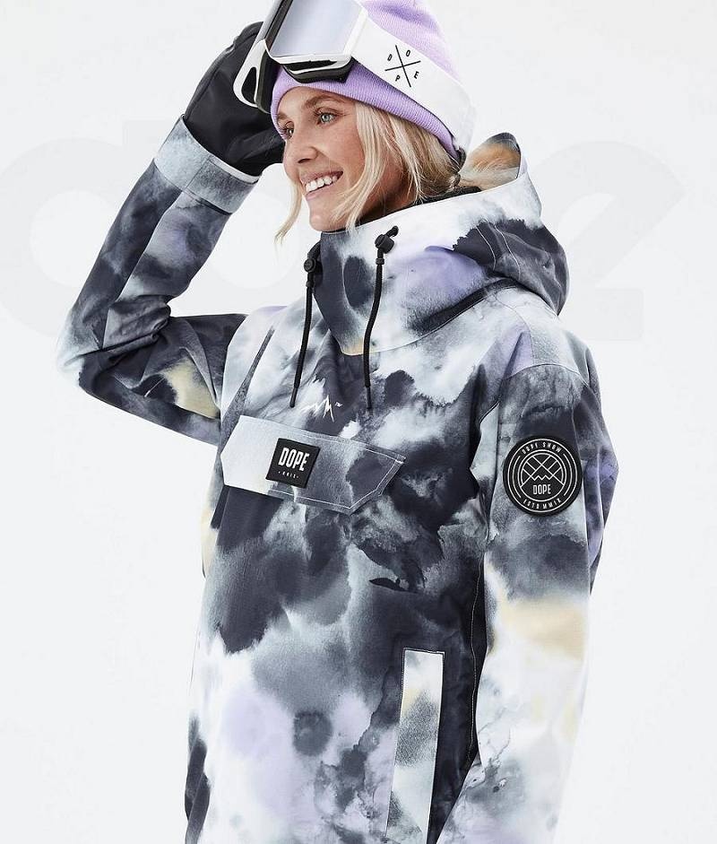 Black Purple Women's Dope Blizzard W Ski Jackets | India_D1774