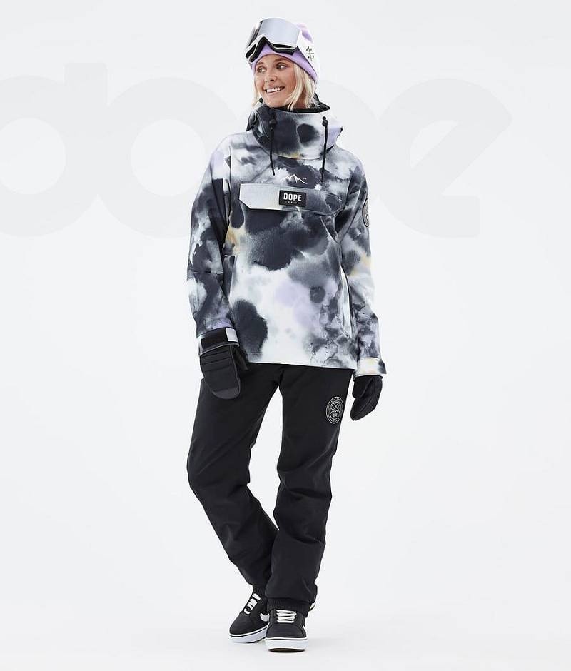 Black Purple Women's Dope Blizzard W Snowboard Jackets | India_D2303