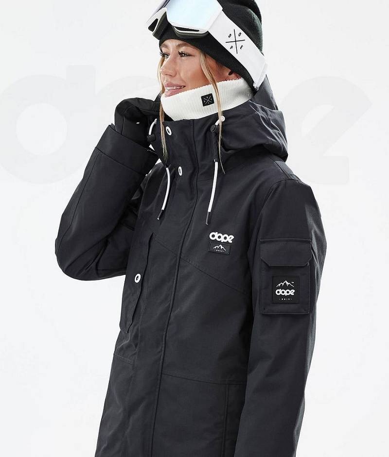 Black Women's Dope Adept W Ski Jackets | India_D1713