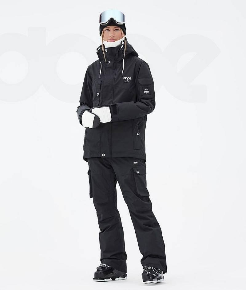 Black Women's Dope Adept W Ski Jackets | India_D1713