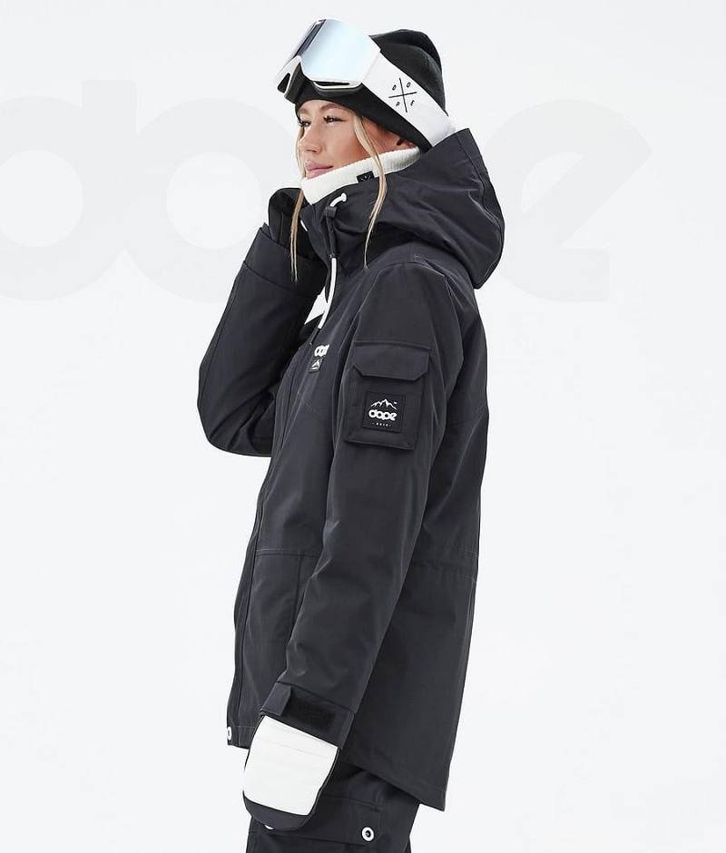 Black Women's Dope Adept W Ski Jackets | India_D1713