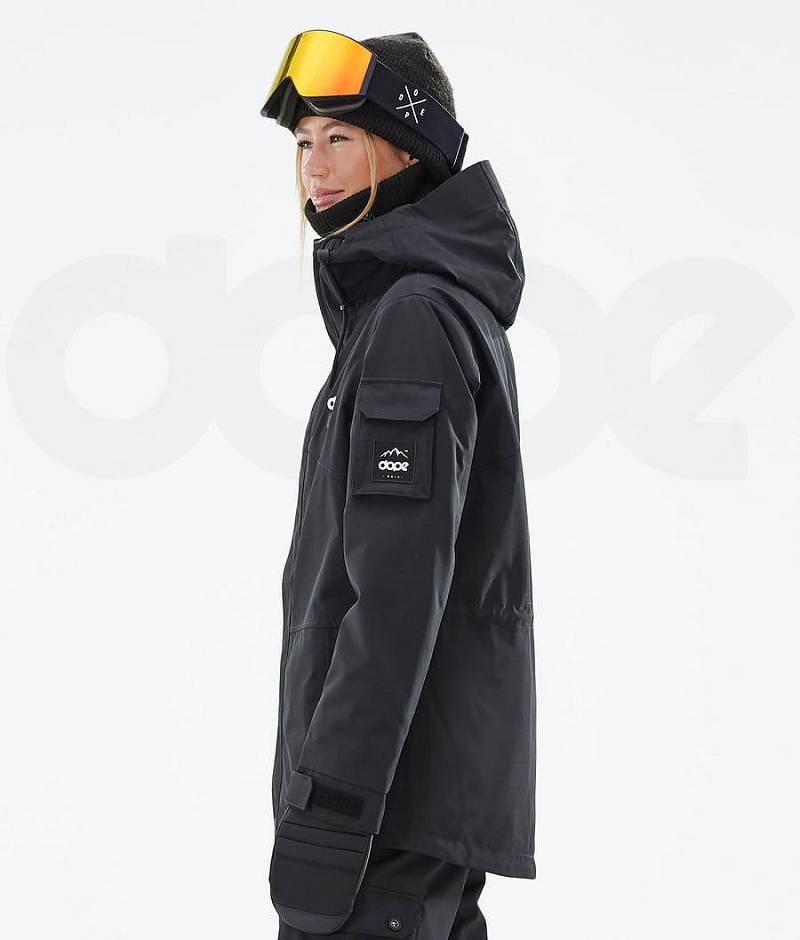 Black Women's Dope Adept W Ski Jackets | India_D1909