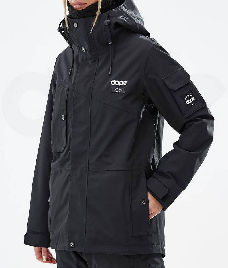 Black Women's Dope Adept W Ski Jackets | India_D1909