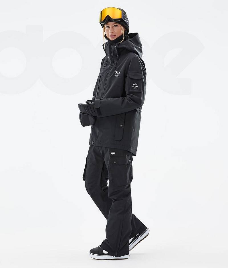 Black Women's Dope Adept W Snowboard Jackets | India_D2336