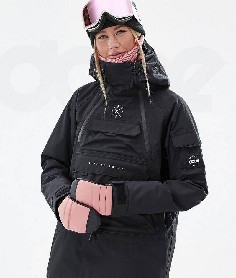 Black Women's Dope Akin W Ski Jackets | India_D1884