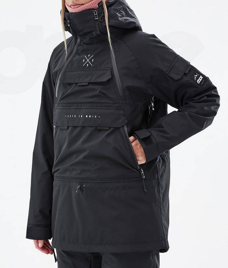 Black Women's Dope Akin W Ski Jackets | India_D1884