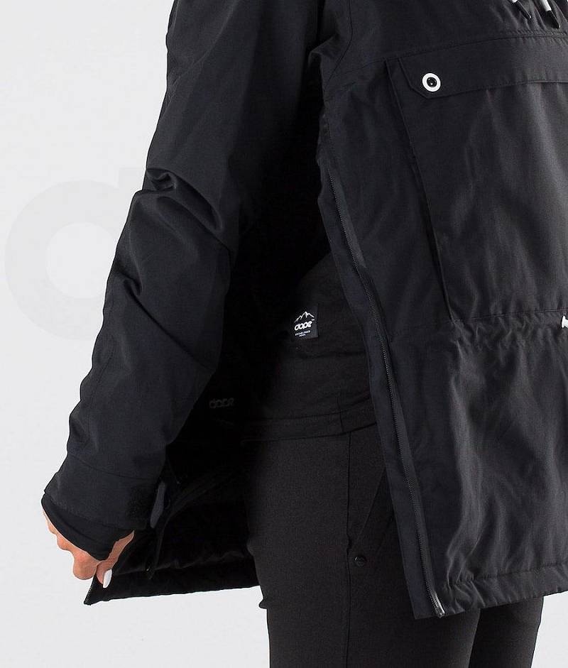 Black Women's Dope Annok W 2019 Snowboard Jackets | India_D1915