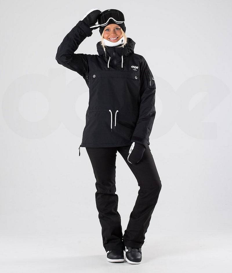 Black Women's Dope Annok W 2019 Snowboard Jackets | India_D1915