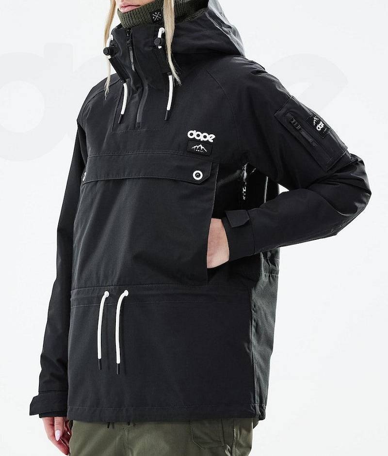 Black Women's Dope Annok W 2021 Snowboard Jackets | India_D1560