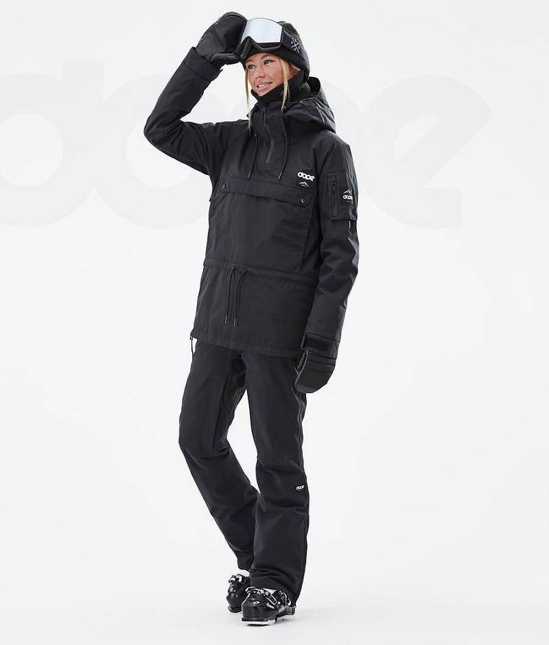 Black Women's Dope Annok W Ski Jackets | India_D1409