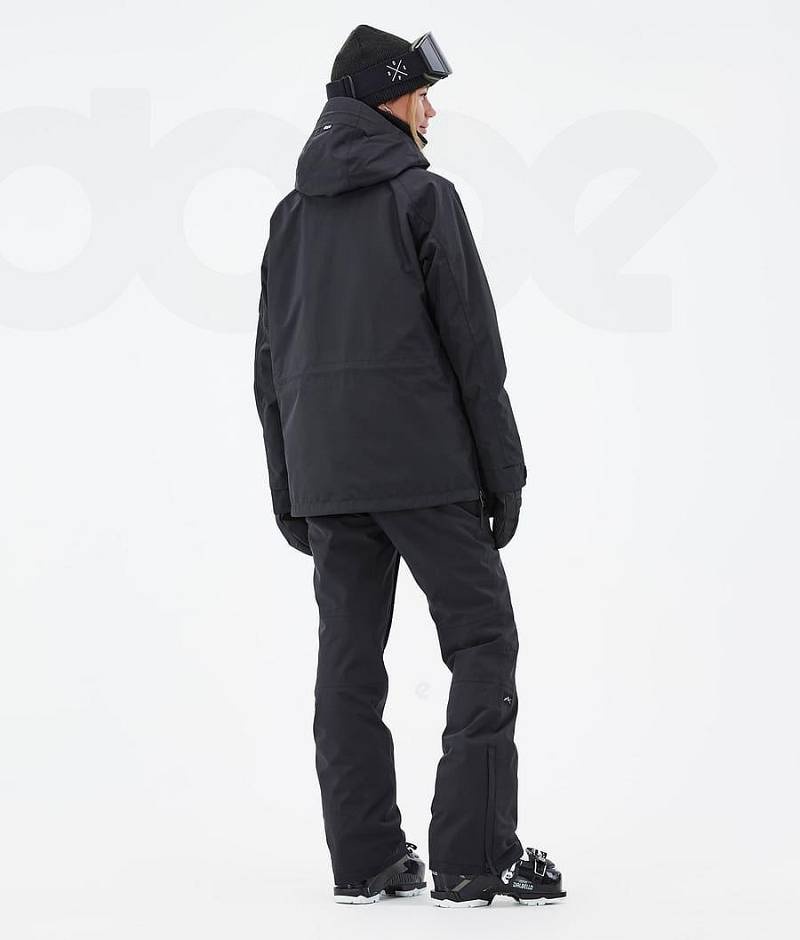 Black Women's Dope Annok W Ski Jackets | India_D1409