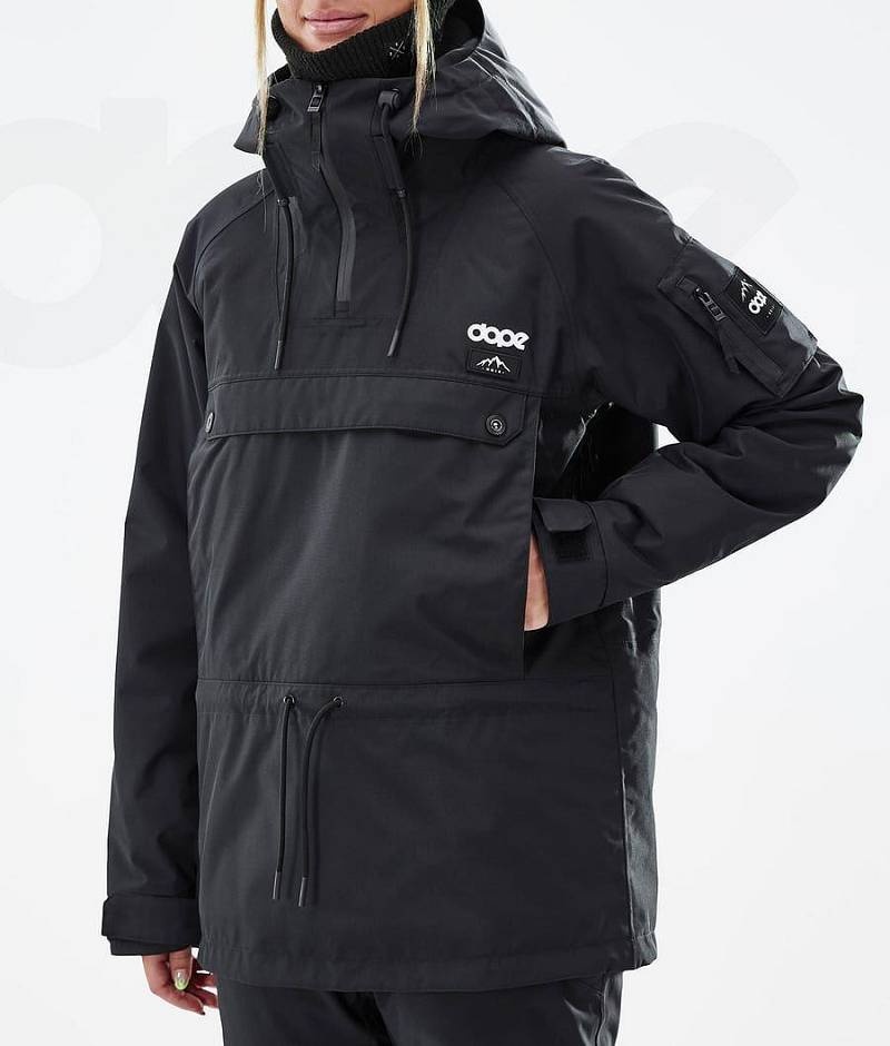 Black Women's Dope Annok W Ski Jackets | India_D1409