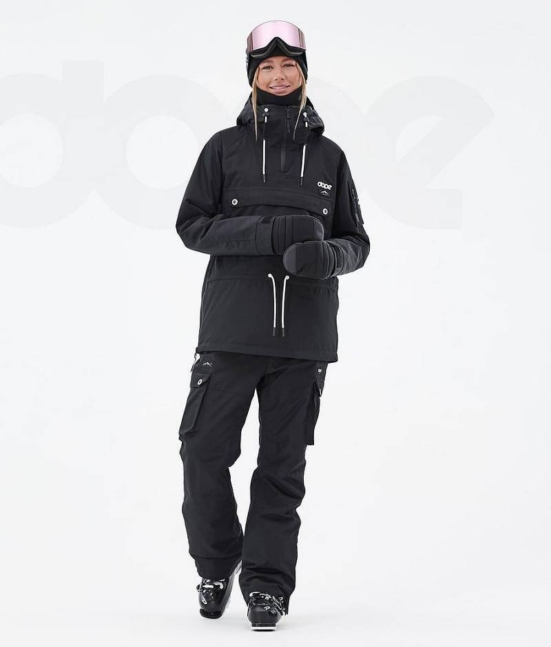 Black Women's Dope Annok W Ski Jackets | India_D1337