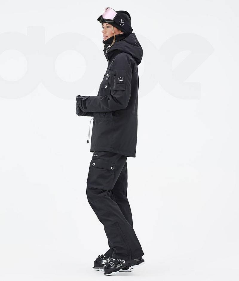 Black Women's Dope Annok W Ski Jackets | India_D1337