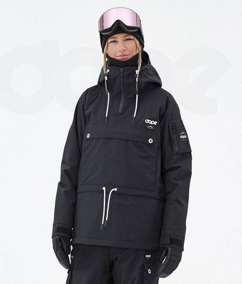 Black Women\'s Dope Annok W Ski Jackets | India_D1337