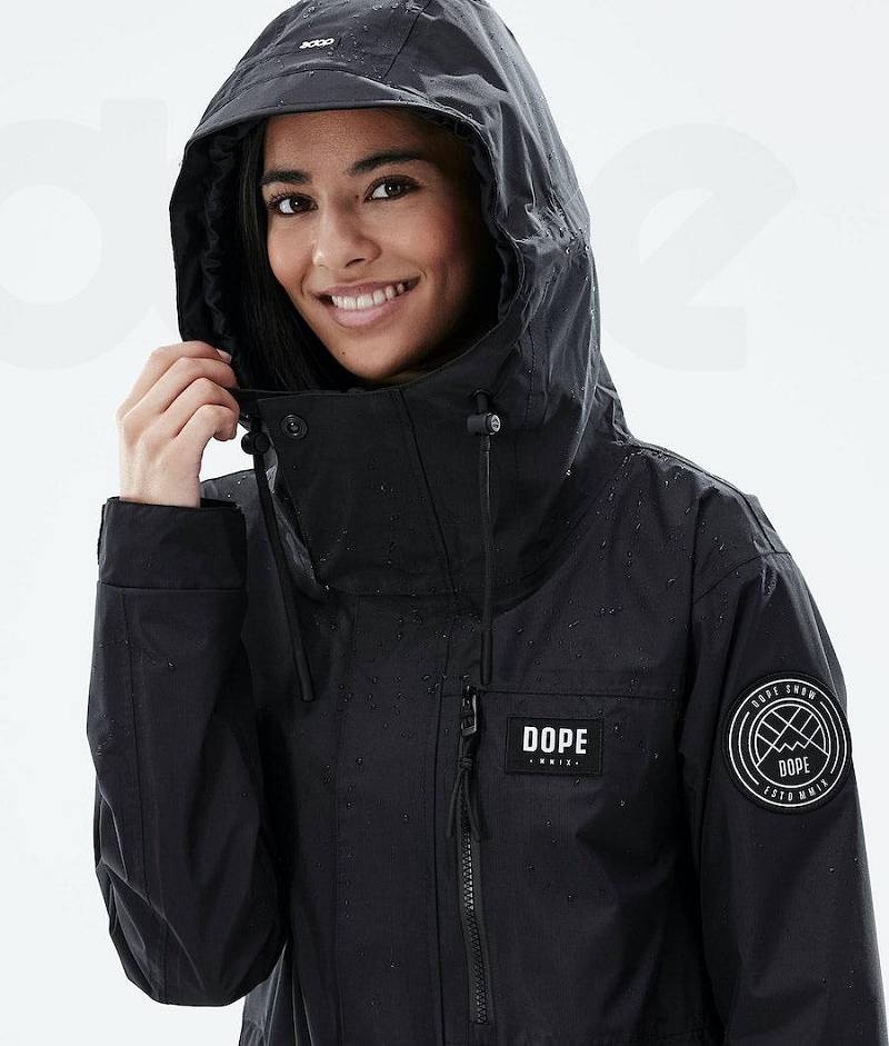 Black Women's Dope Blizzard Light W Full Zip Outdoor Jackets | India_D2090