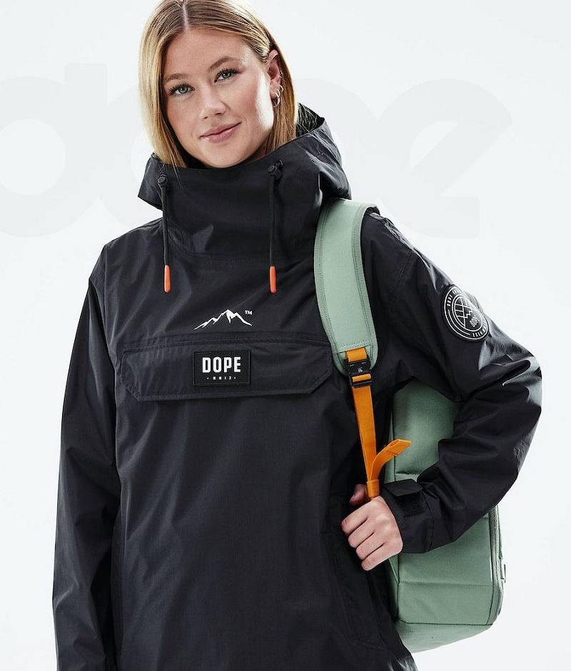 Black Women's Dope Blizzard Light W Outdoor Jackets | India_D2467