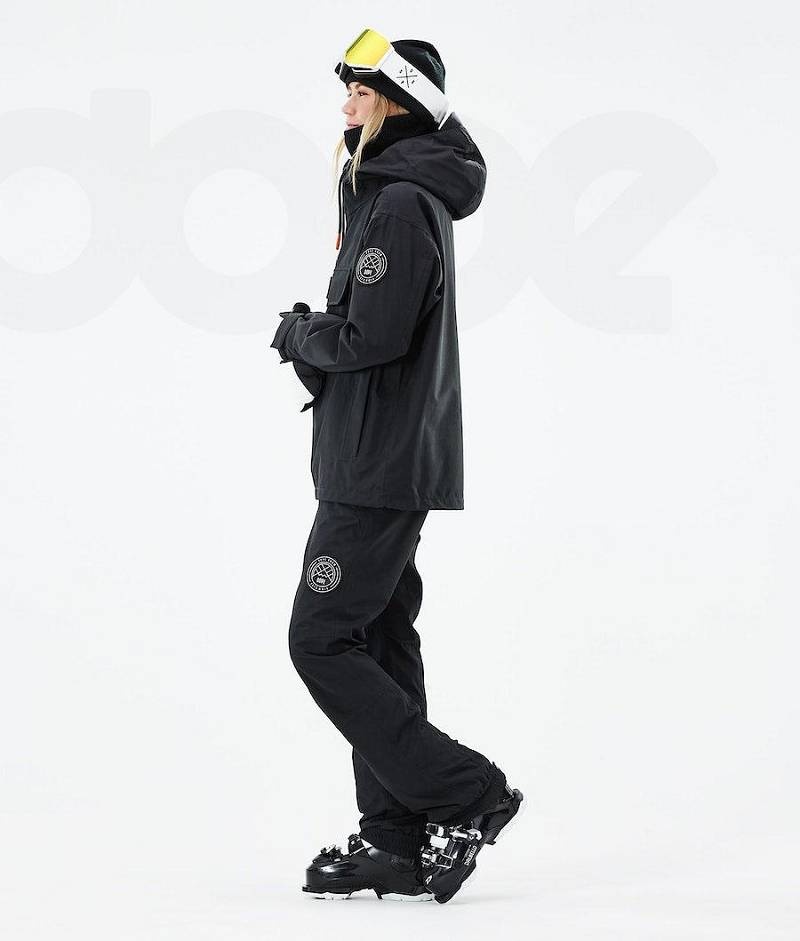 Black Women's Dope Blizzard W 2021 Ski Jackets | India_D1443