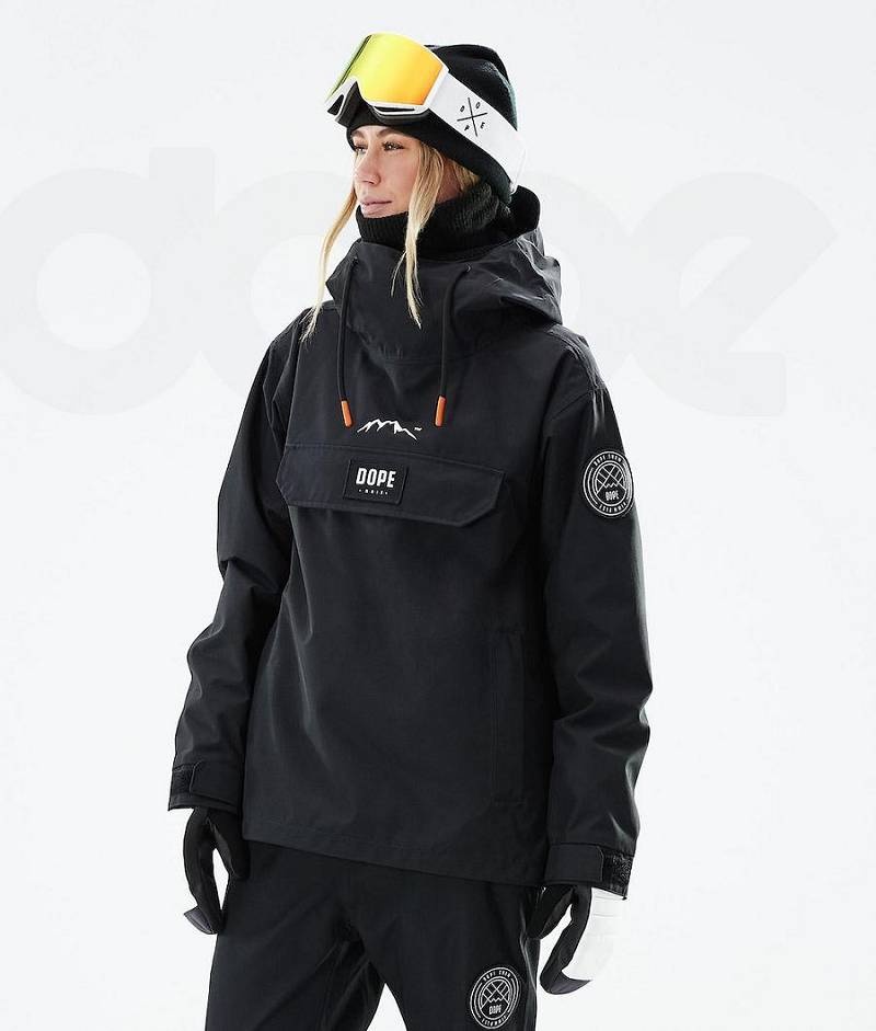 Black Women\'s Dope Blizzard W 2021 Ski Jackets | India_D1443