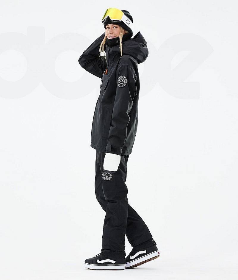 Black Women's Dope Blizzard W 2021 Snowboard Jackets | India_D1107