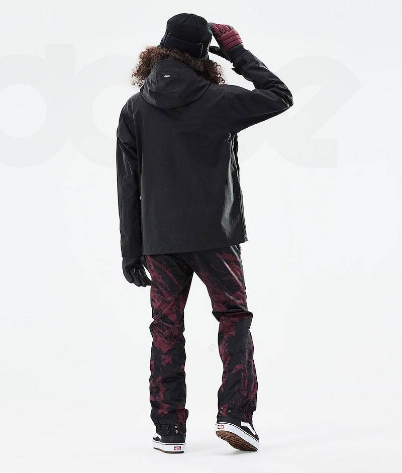 Black Women's Dope Blizzard W Full Zip 2021 Snowboard Jackets | India_D1869