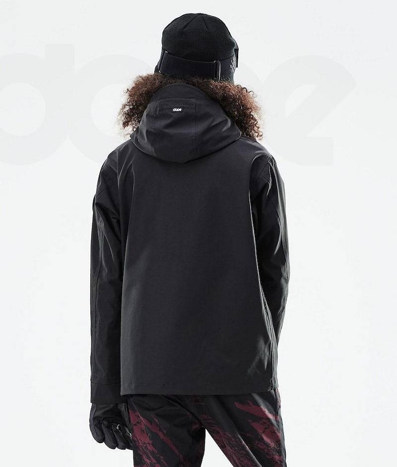 Black Women's Dope Blizzard W Full Zip 2021 Ski Jackets | India_D1415