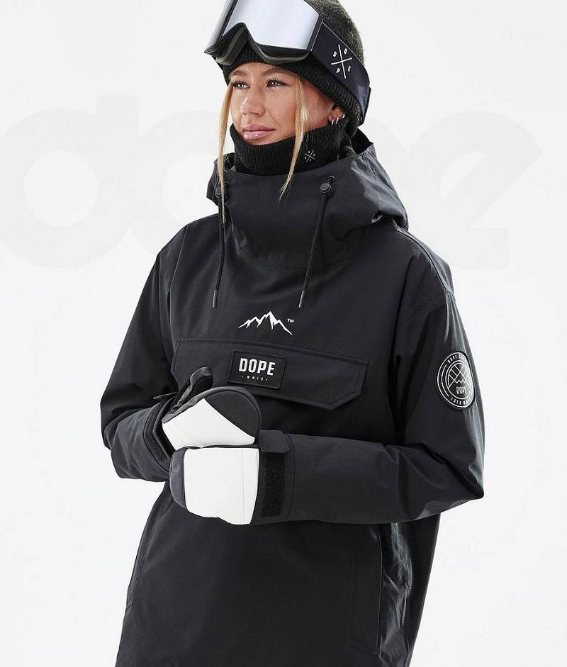 Black Women's Dope Blizzard W Ski Jackets | India_D1825