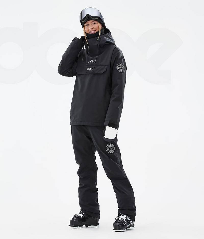 Black Women's Dope Blizzard W Ski Jackets | India_D1825