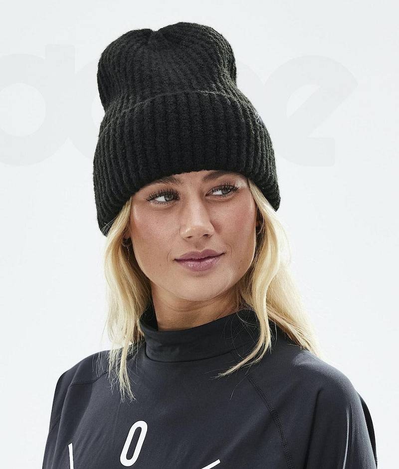 Black Women's Dope Chunky Beanies | India_D1289