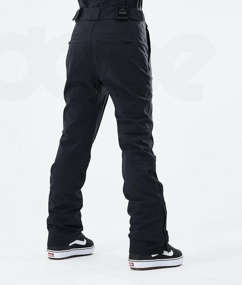 Black Women's Dope Con W 2021 Snowboard Pants | India_D1263