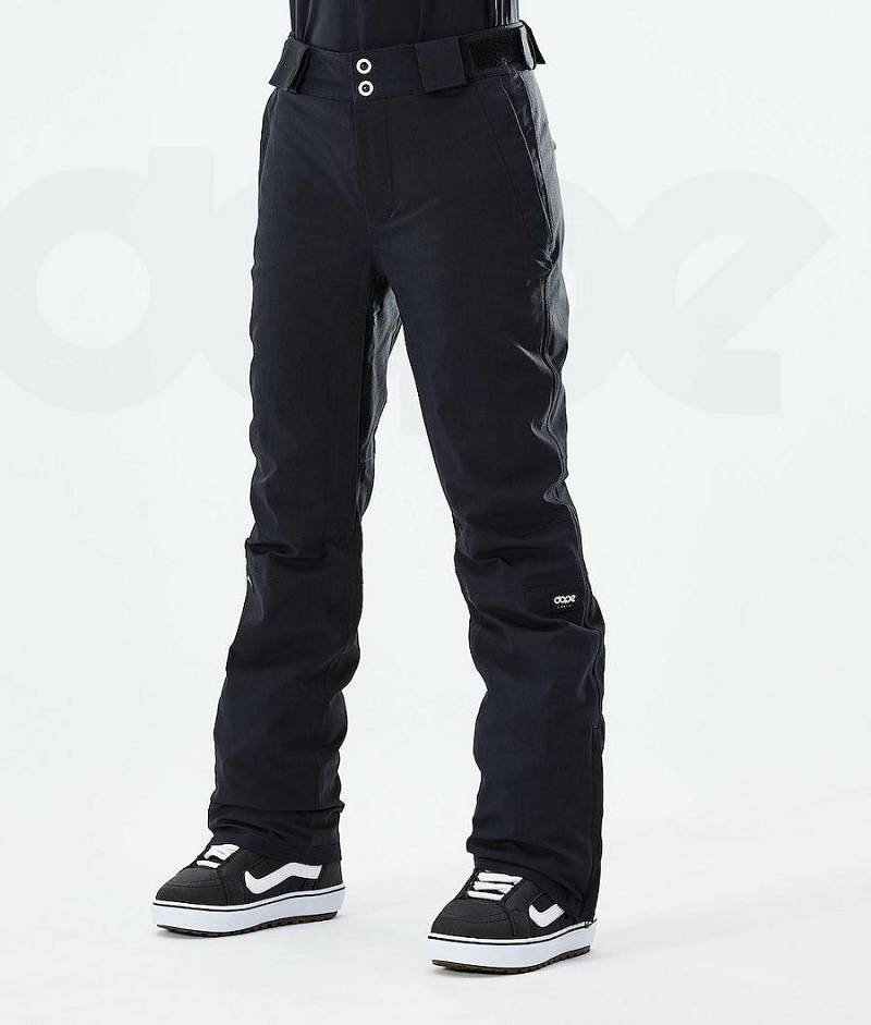 Black Women\'s Dope Con W 2021 Snowboard Pants | India_D1263