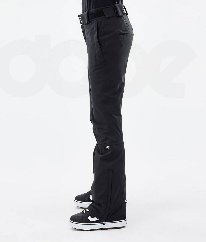 Black Women's Dope Con W Snowboard Pants | India_D2311