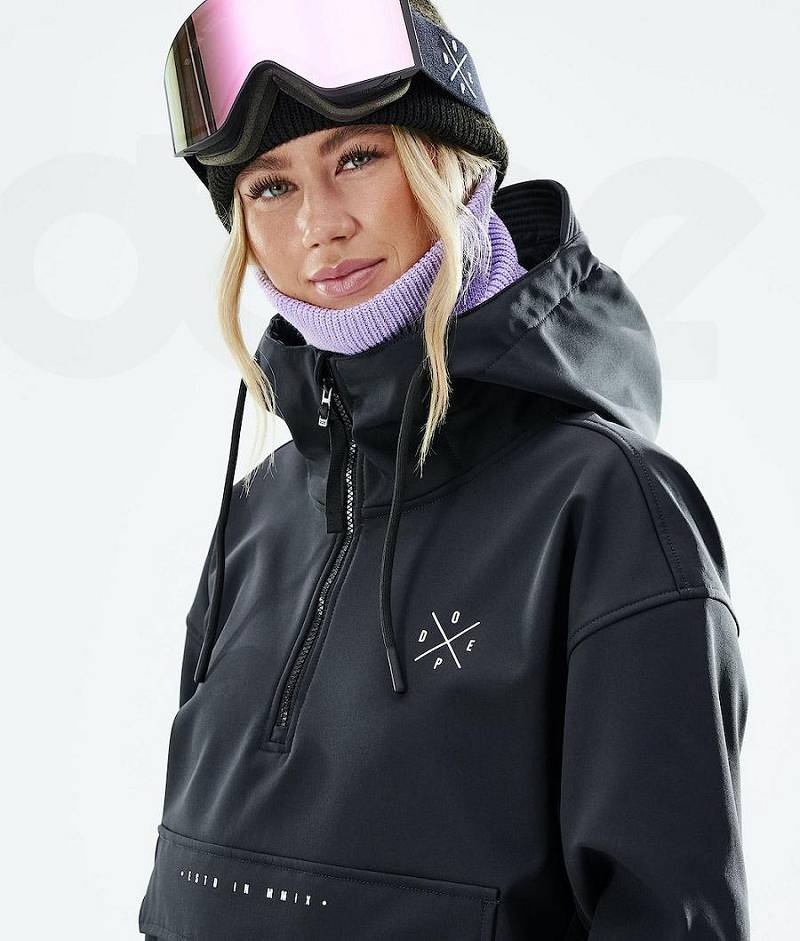 Black Women's Dope Cyclone W 2021 Ski Jackets | India_D2219