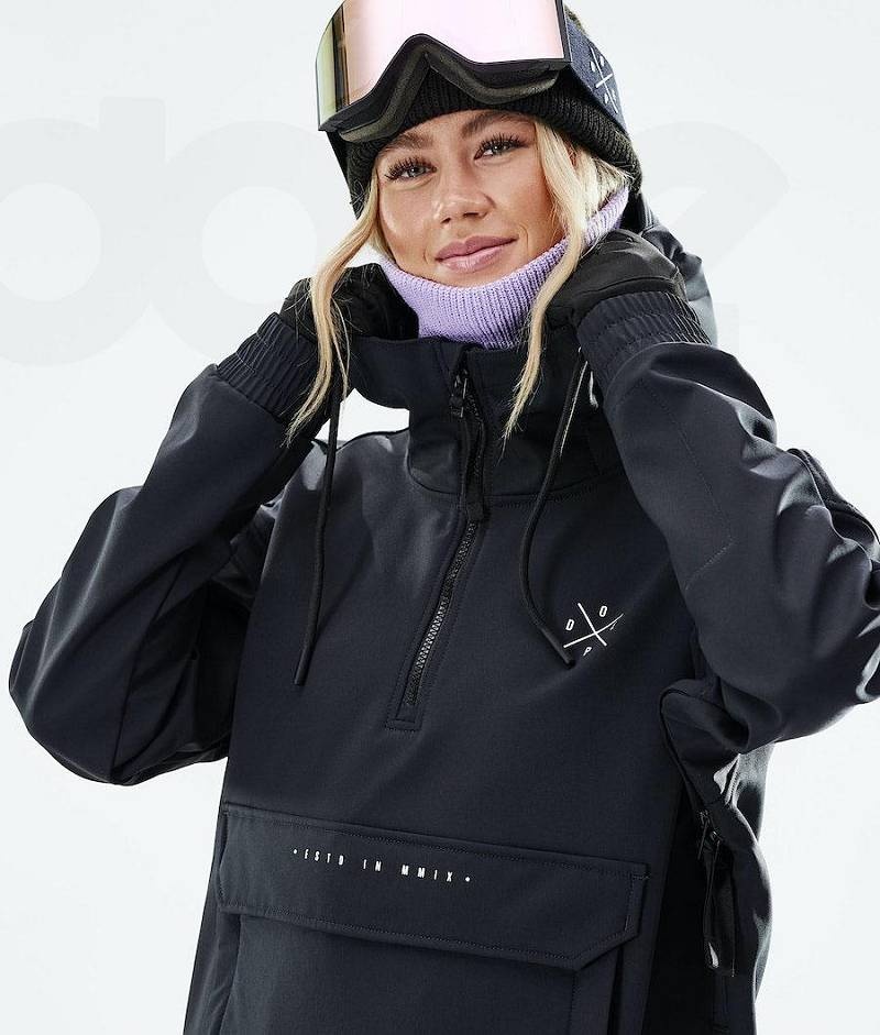 Black Women's Dope Cyclone W 2021 Ski Jackets | India_D2219