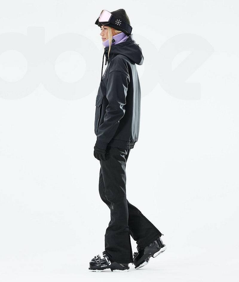 Black Women's Dope Cyclone W 2021 Ski Jackets | India_D2219