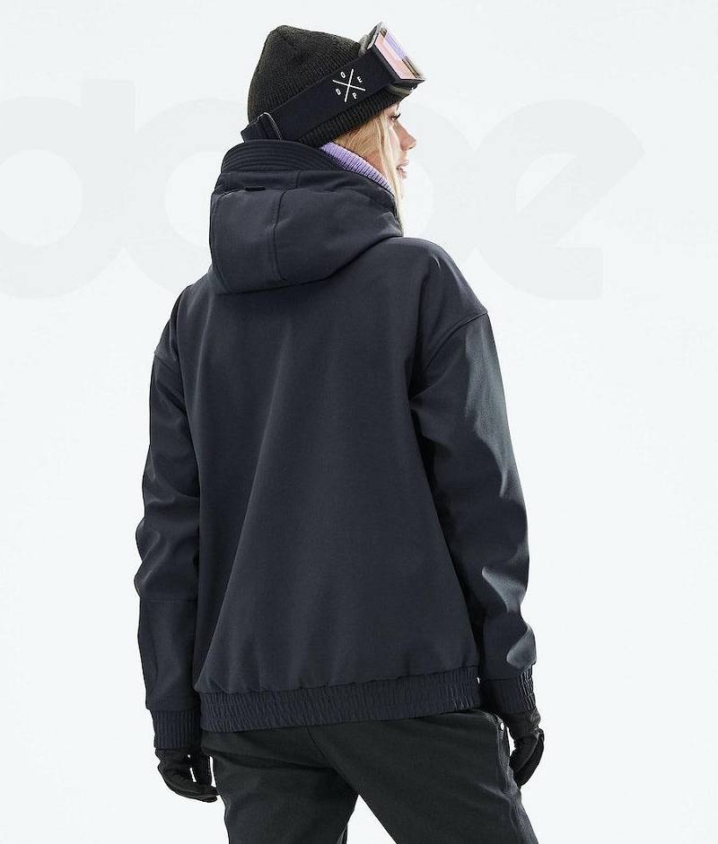 Black Women's Dope Cyclone W 2021 Ski Jackets | India_D2219