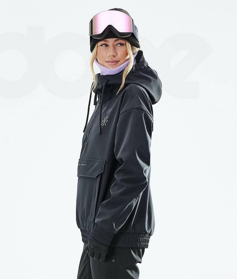 Black Women's Dope Cyclone W 2021 Ski Jackets | India_D2219