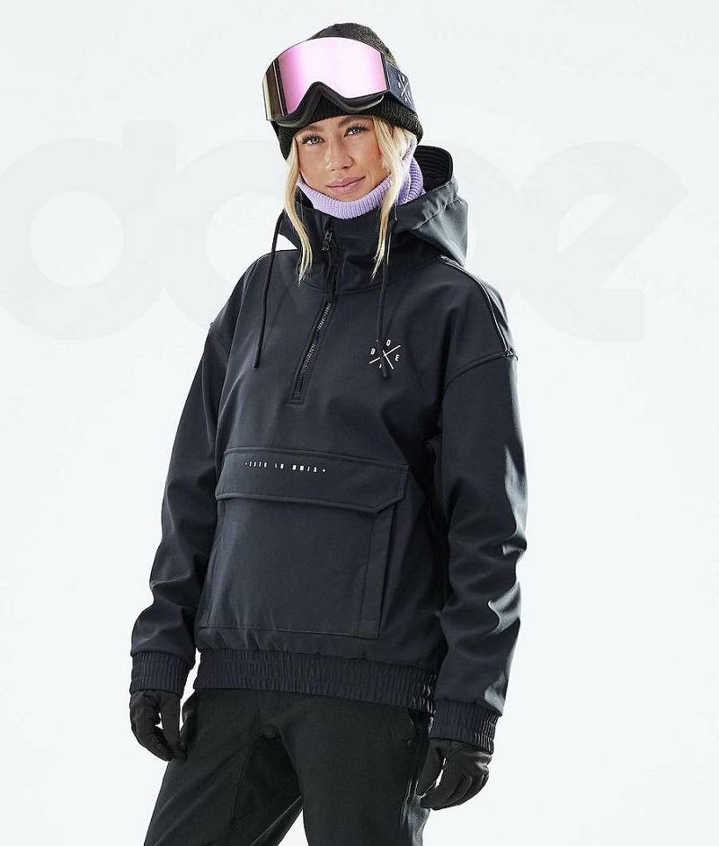 Black Women\'s Dope Cyclone W 2021 Snowboard Jackets | India_D2080