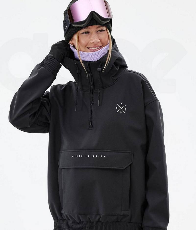 Black Women's Dope Cyclone W Ski Jackets | India_D1431