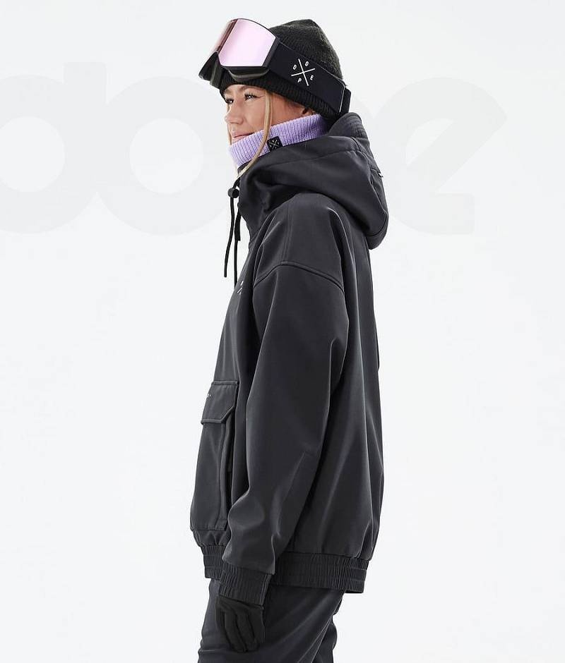 Black Women's Dope Cyclone W Ski Jackets | India_D1431