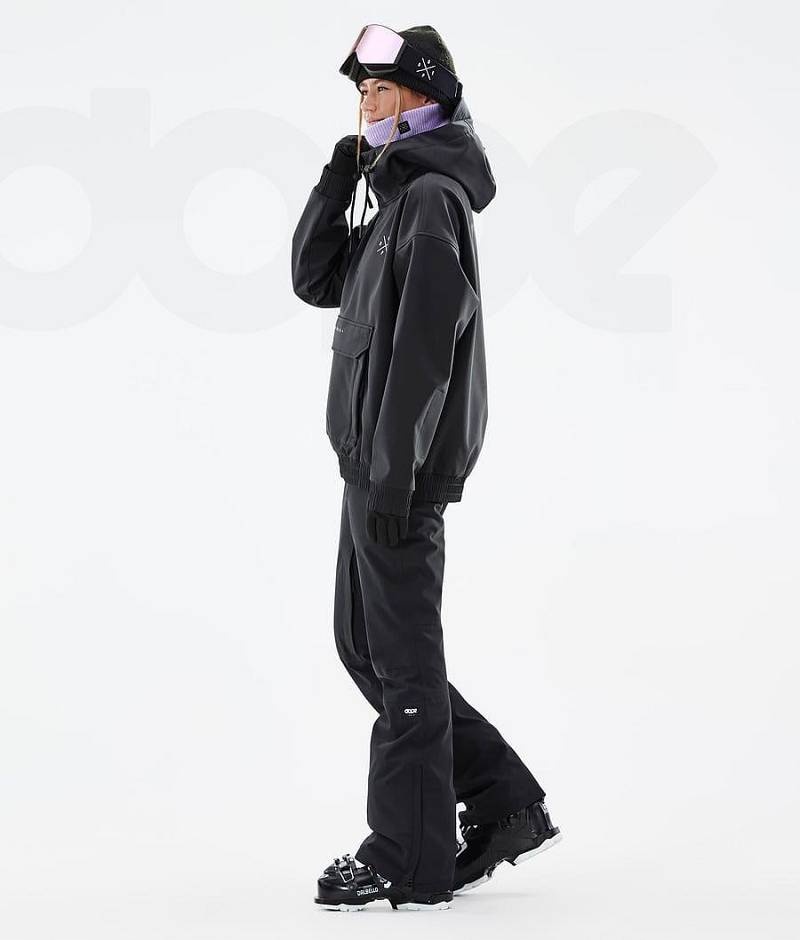 Black Women's Dope Cyclone W Ski Jackets | India_D1431