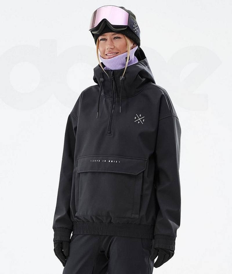 Black Women\'s Dope Cyclone W Ski Jackets | India_D1431