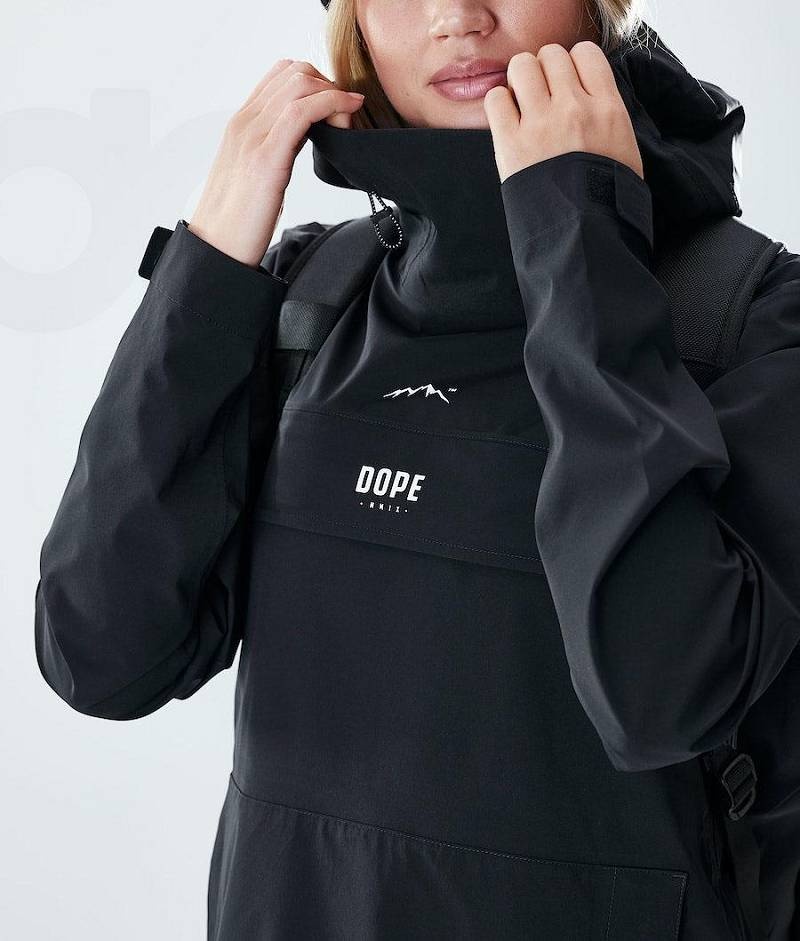 Black Women's Dope Drizzard W Outdoor Jackets | India_D2071