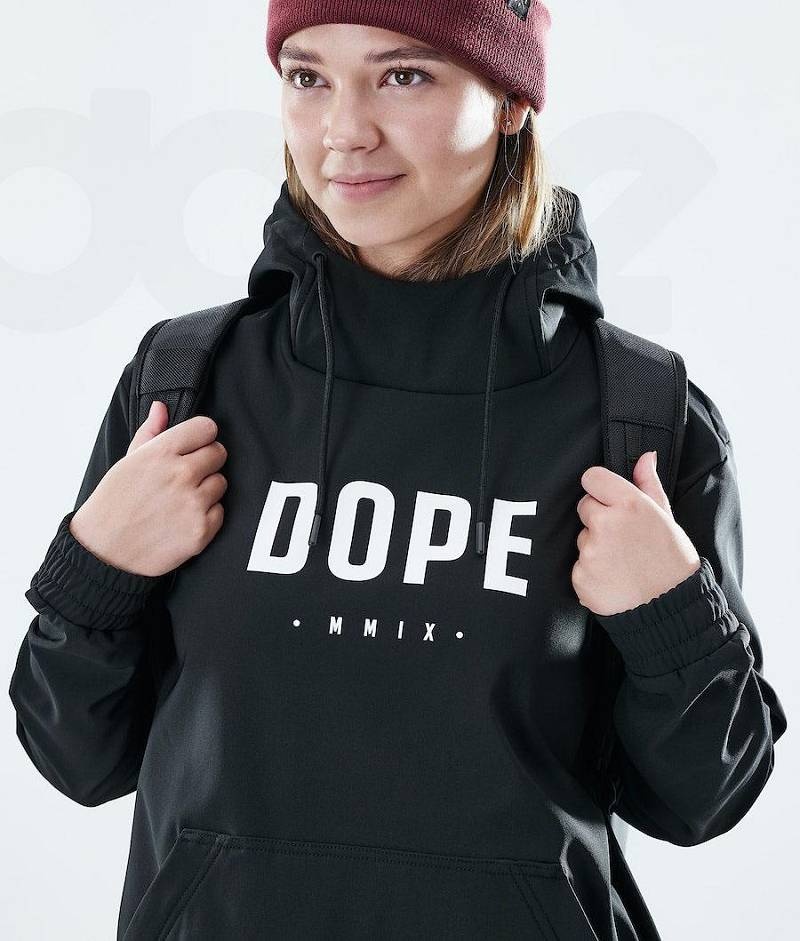 Black Women's Dope Flight W Hoodies | India_D1720