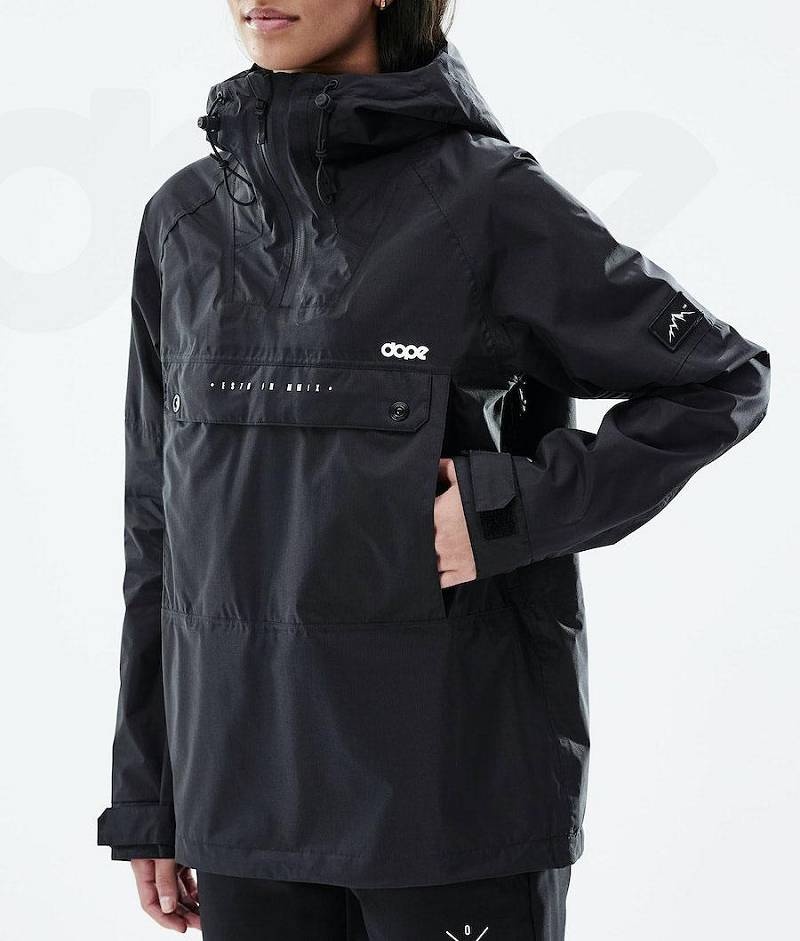 Black Women's Dope Hiker Light W Outdoor Jackets | India_D1793