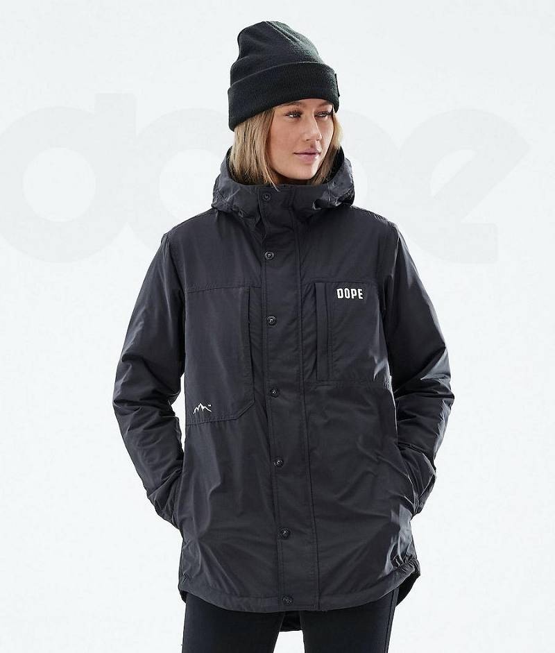 Black Women\'s Dope Insulated W Outdoor Jackets | India_D1815