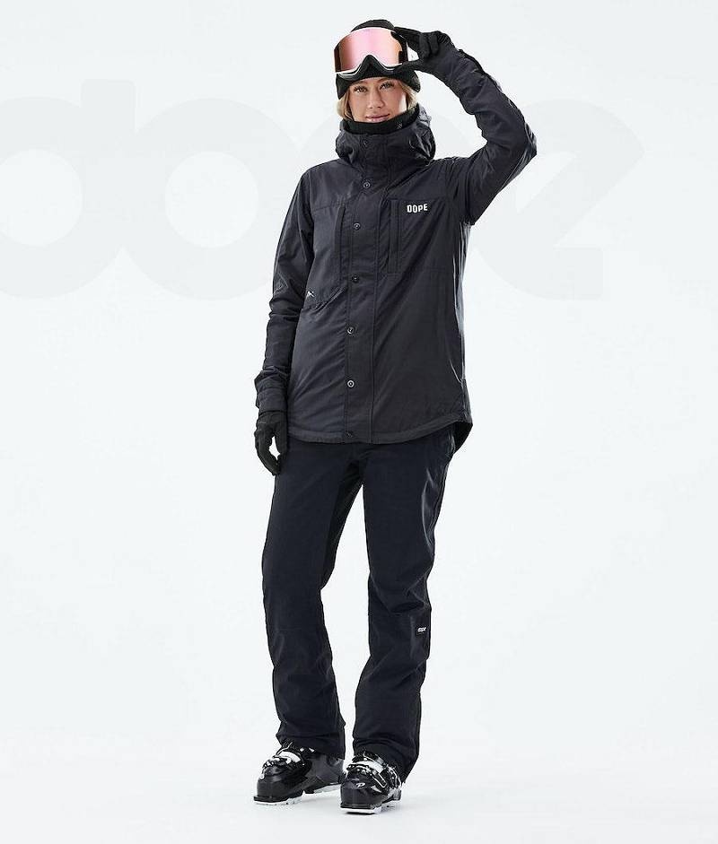 Black Women's Dope Insulated W Ski Jackets | India_D1074